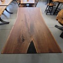 Bookmatch Live Edge Walnut Dining Table