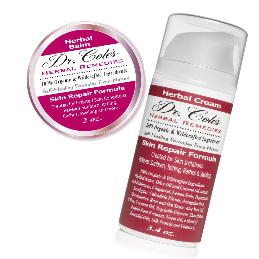 Dr. Cole's Skin Repair Cream and Balm Bundle