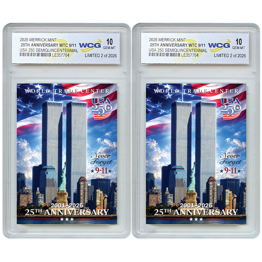 2 WTC 25th Anniversary Cards
