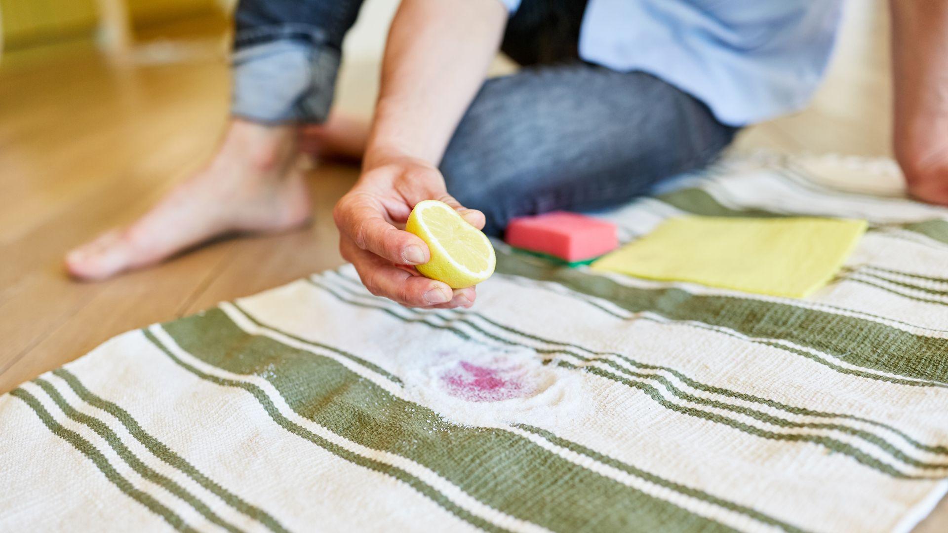 How to Get Rid of Laundry Stains Without Scrubbing Lemon Juice and Sunlight for Organic Stains