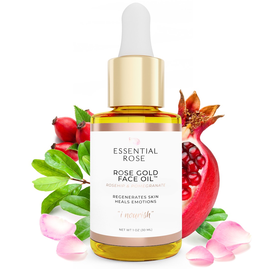Rose Gold Face Oil Product Page Essential Rose Life
