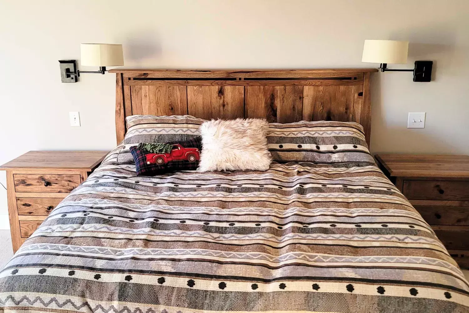 Rustic Hickory Bedroom