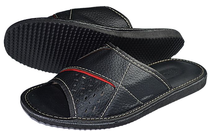 Jaxson - mens Leather Slippers - Reindeer Leather2