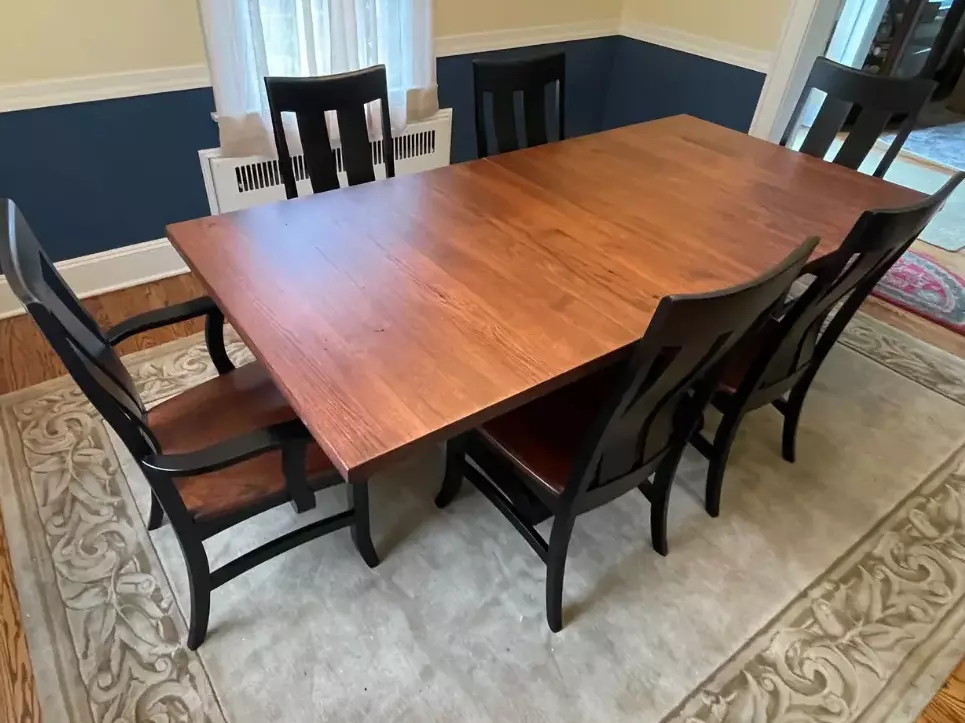 farmhouse dining table in cherry (Holbrooke)