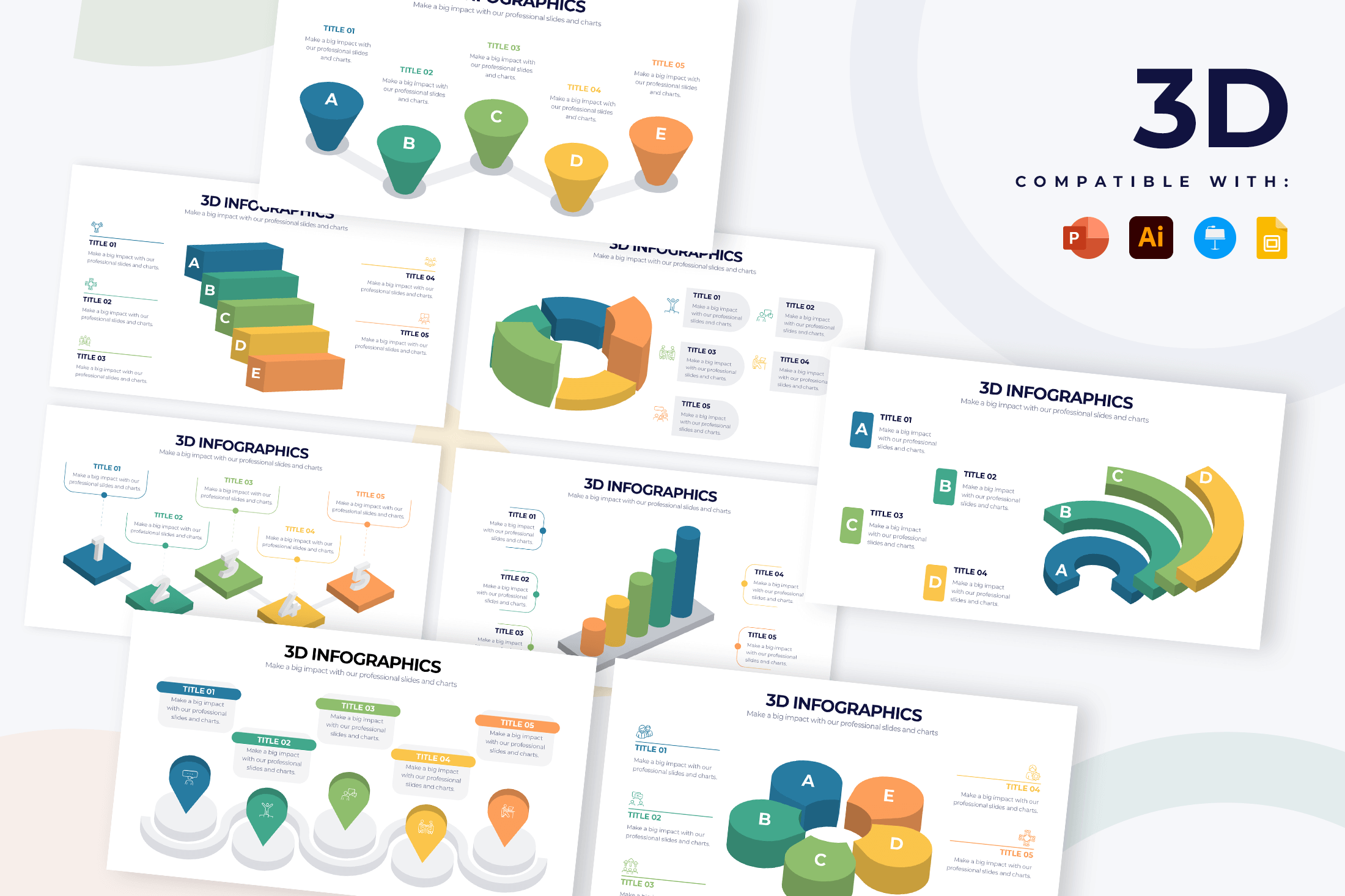 Summary PowerPoint Infographic Templates