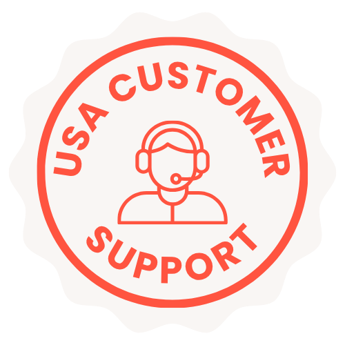 Icon representing USA based customer support