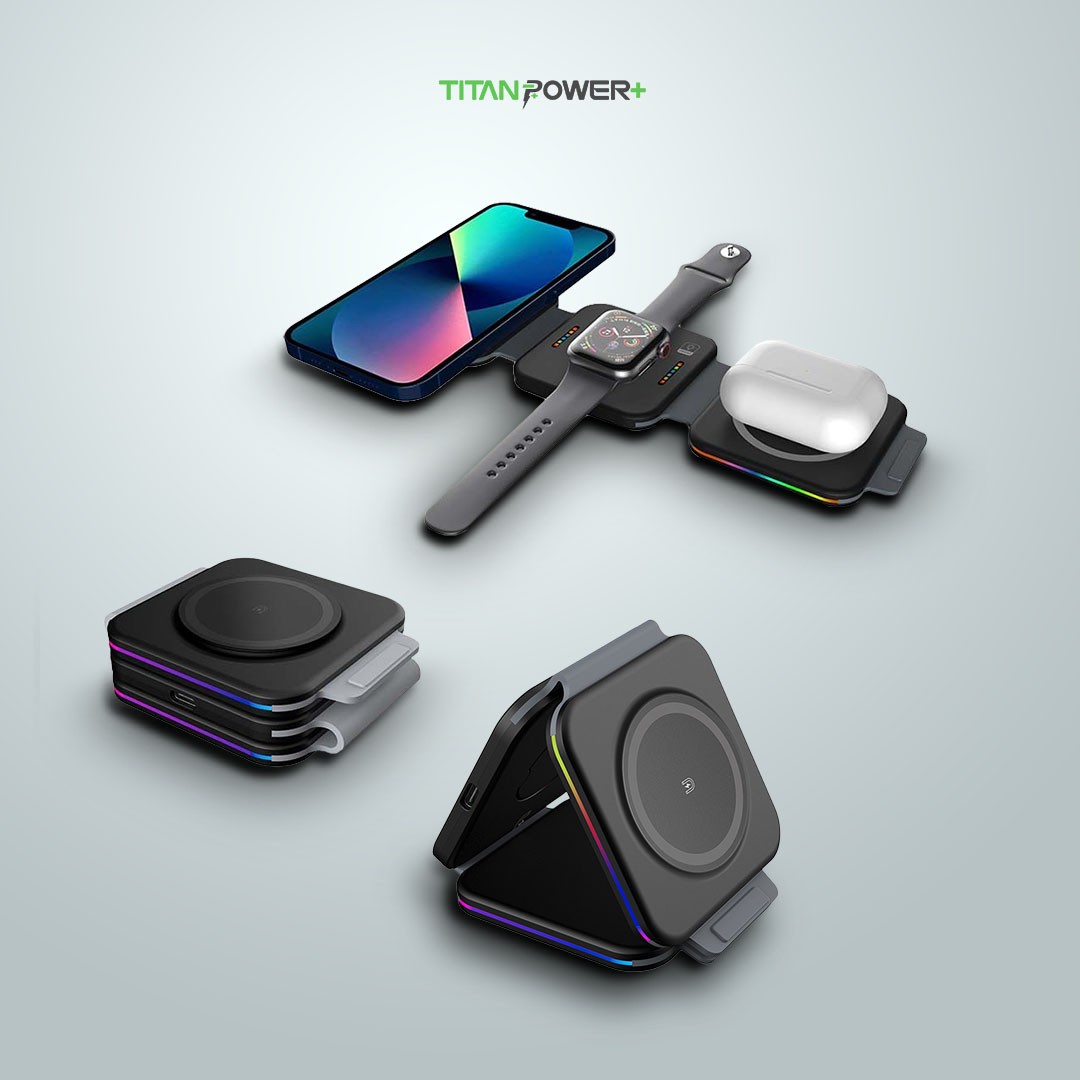 Titan Portable Wireless 3-in-1 Charger™ - Bundle Offer