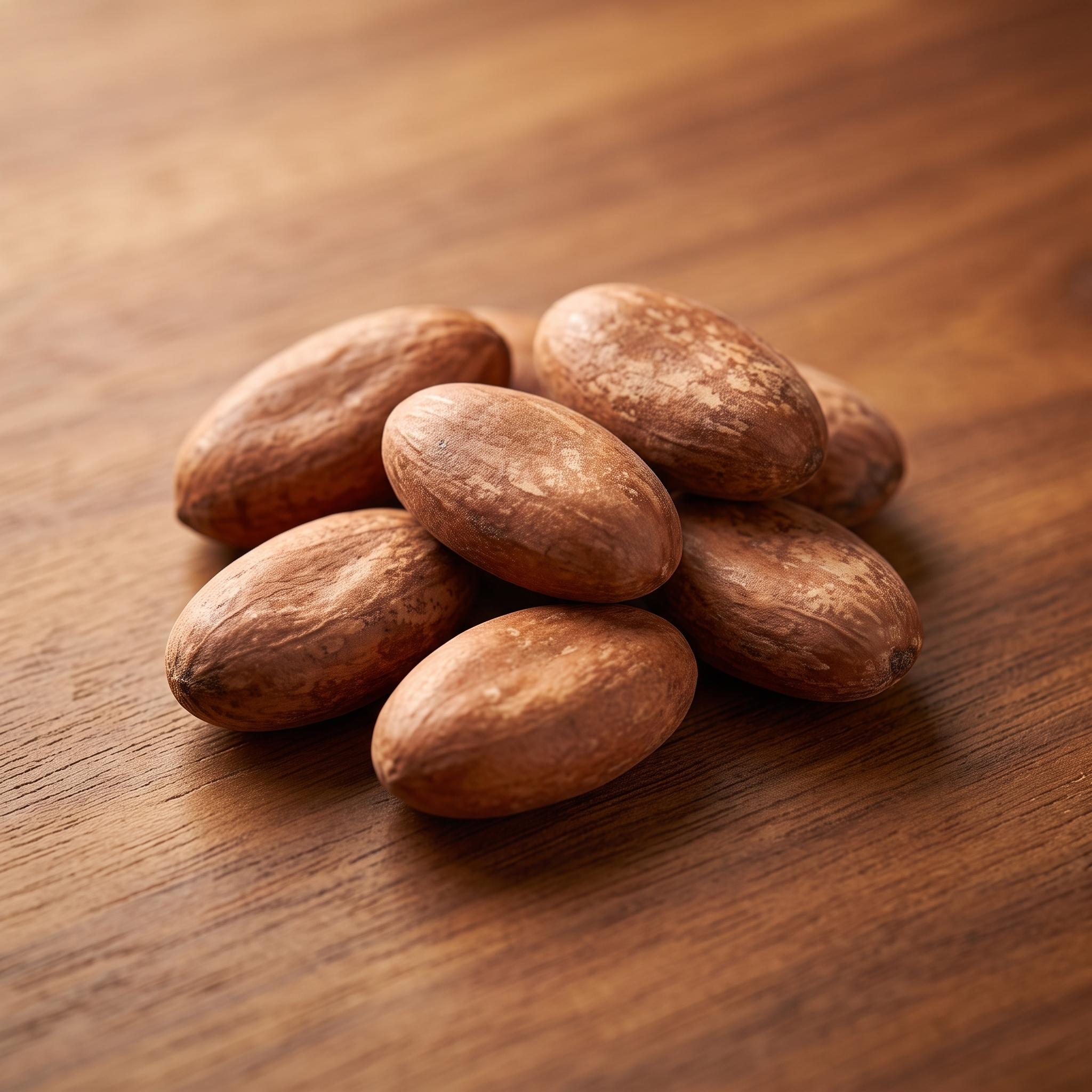 Some Cacao Beans