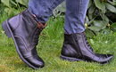Zack - Mens casual ankle leather boots - Reindeer Leather