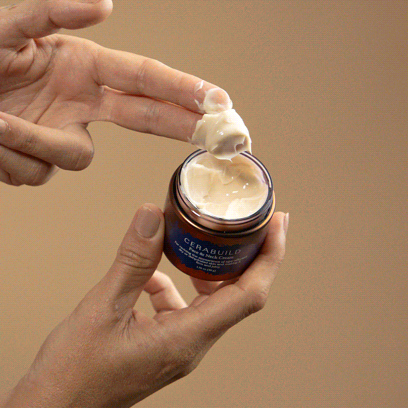 Take out the cream on the tips of your fingers and apply thoroughly on face and neck