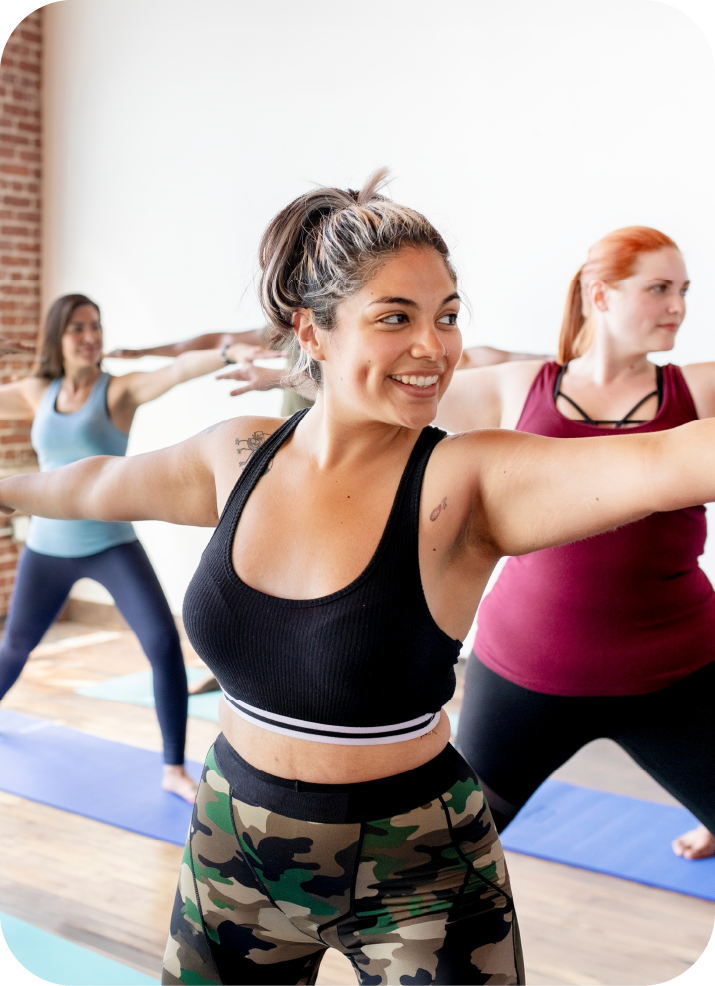 New World Wellness Women Exercising