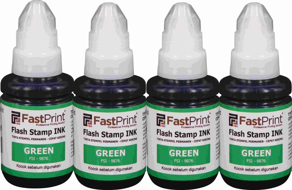 tinta warna hijau, tinta stempel hijau