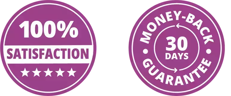 100% satisfaction | 30 days money back guarantee mob 1