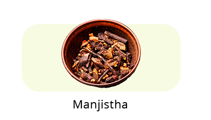 Ingredients of Manjistha, Licorice, Saffron and Daruharidra