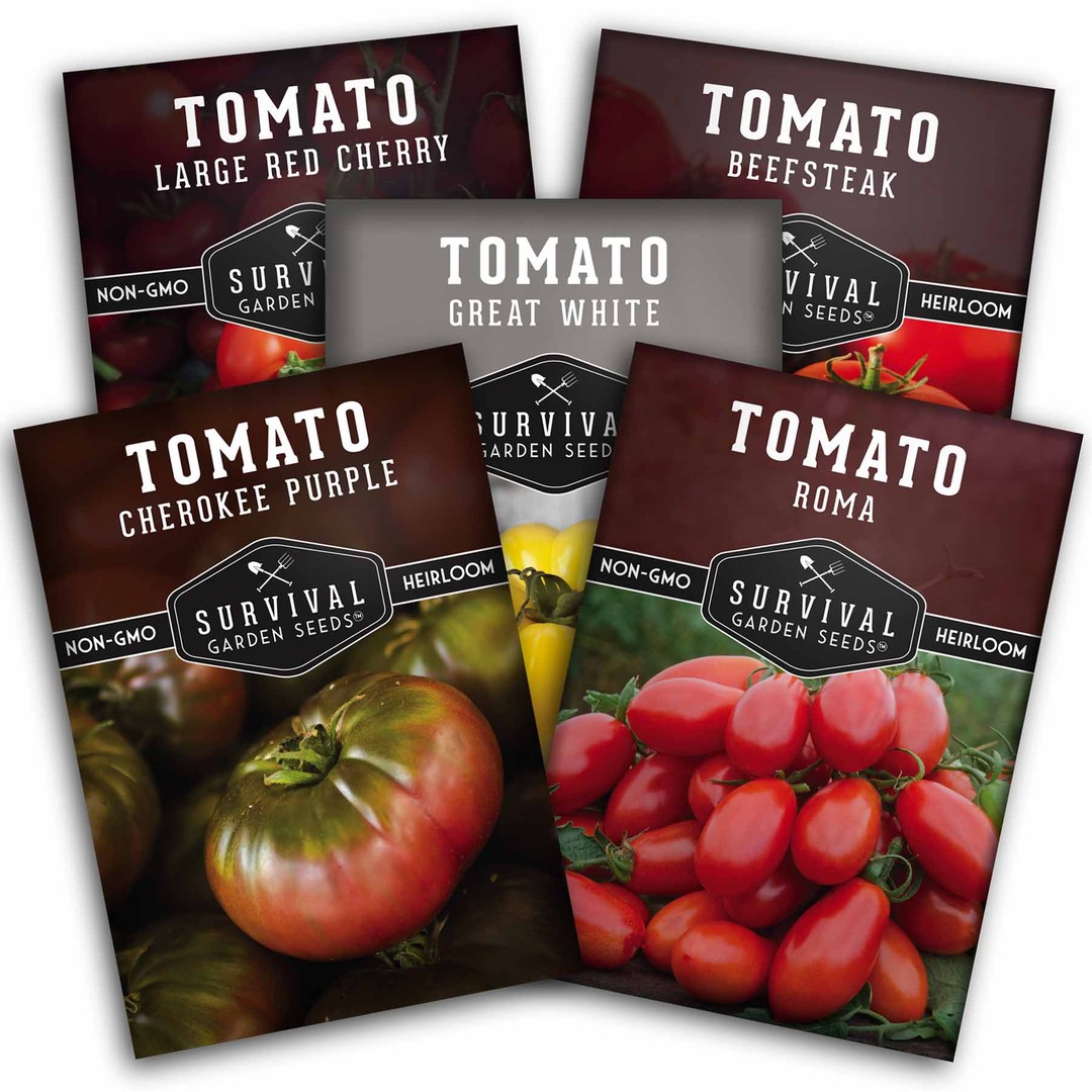 5 Heirloom Tomato Seed Packets