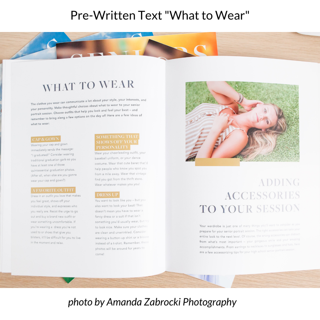 pre-written photography articles