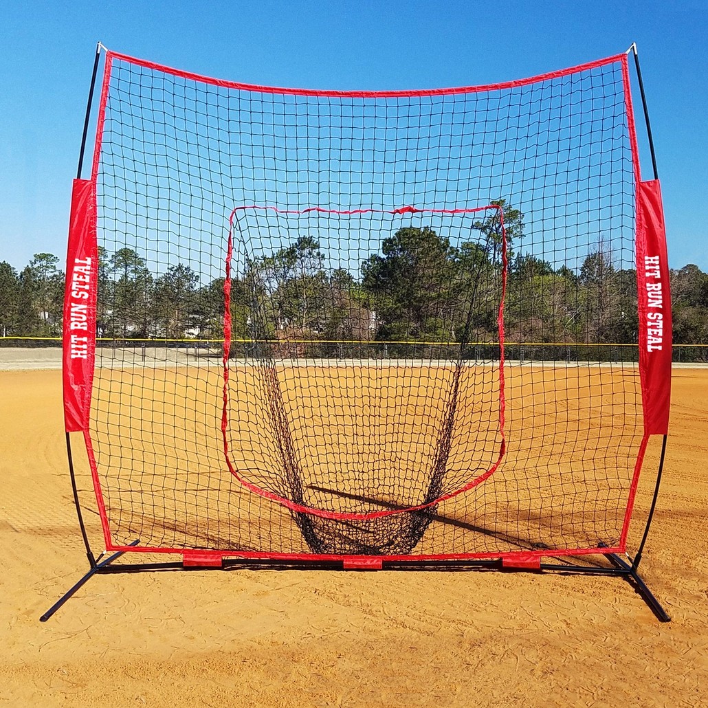 64' x 24' Softball Soccer Net Backstop 2"  #7 Baseball Barrier Netting 