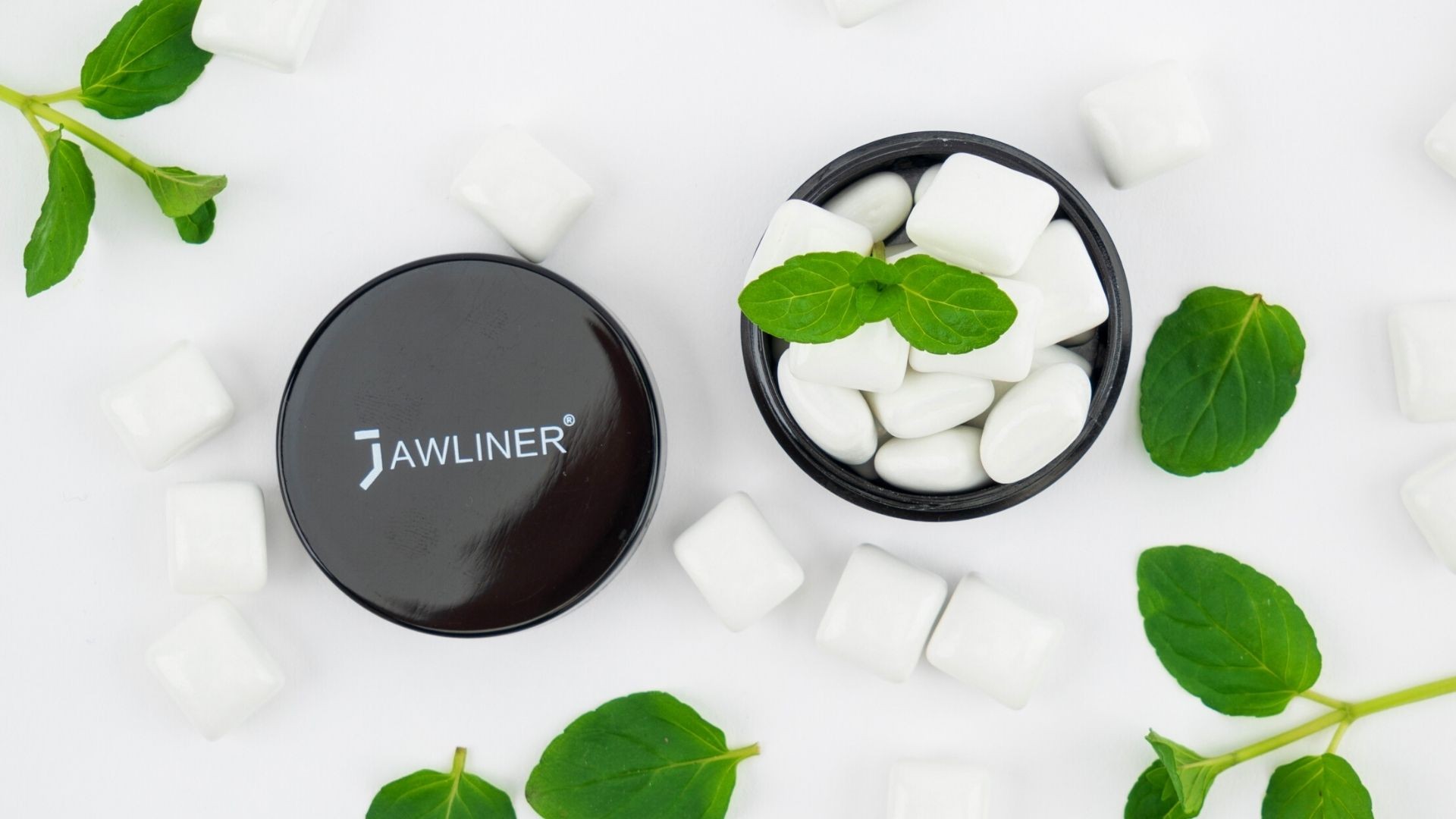 JAWLINER Fitness Chewing Gum (2 months pack) Jawline Sugar Free Mint Gum -  - Jawline Exerciser For Mewing And Shapen The Jaw - 15x Harder Than Regular