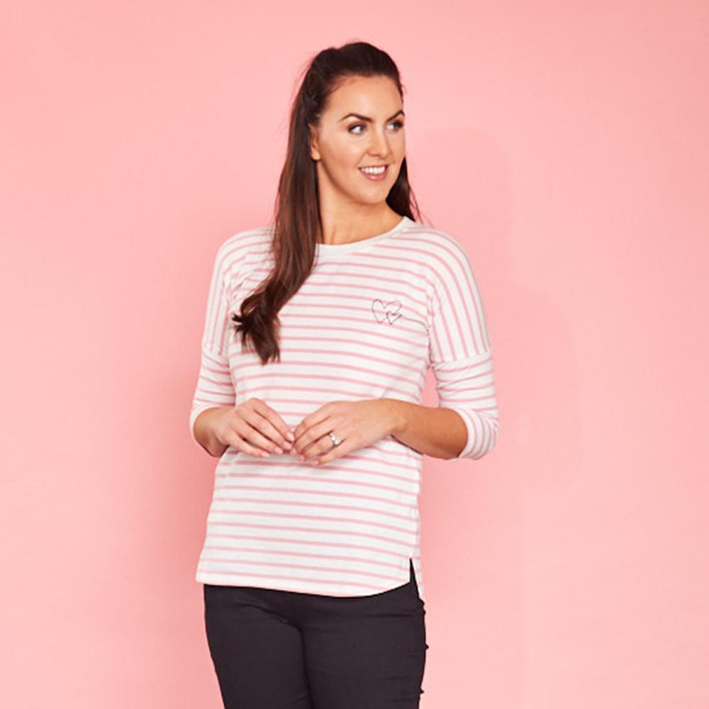 Nova Top (Pink Stripe)