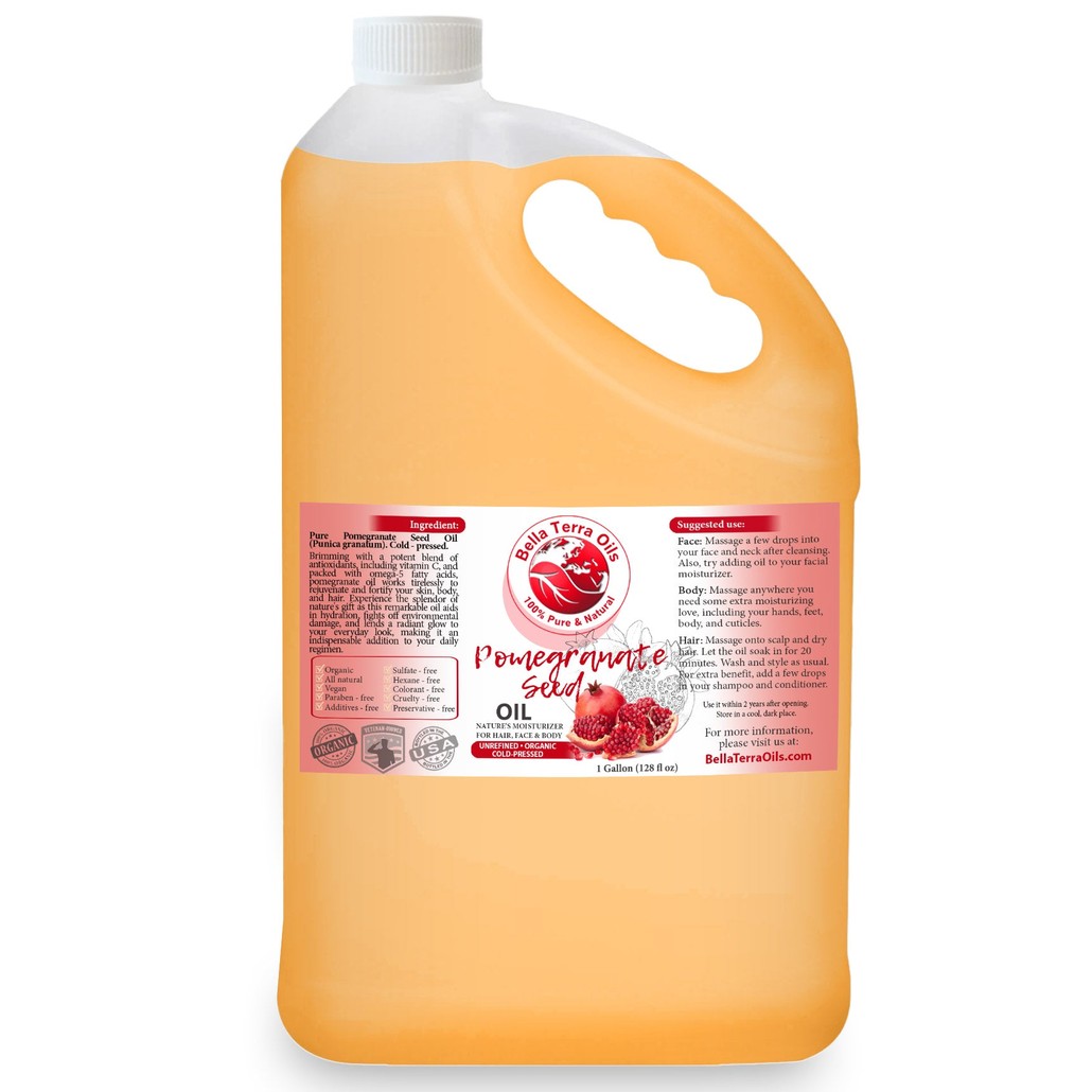 pure pomegranate seed oil gallon