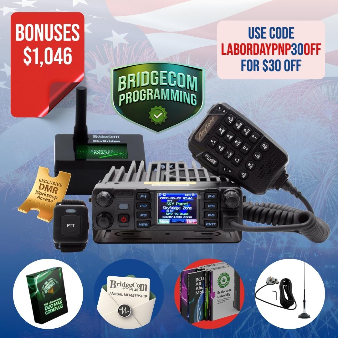 AnyTone AT-D578UVIII Mobile Plug and Play Package