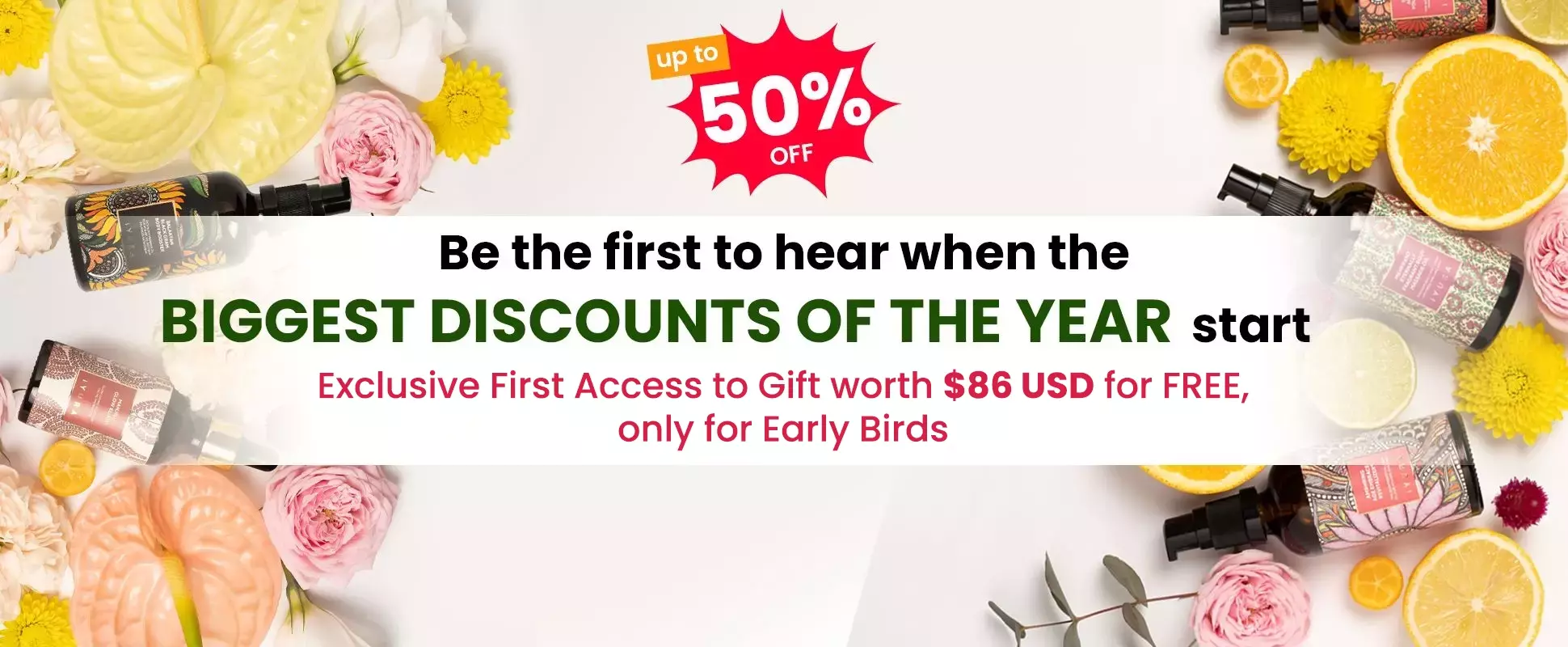 Be the first to hear when the Black Friday discounts begin