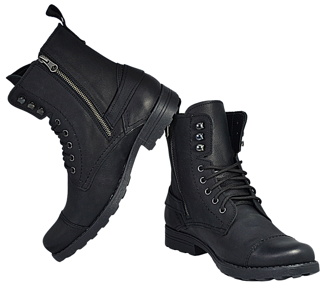 Zeke - Mens casual leather boots - Reindeer Leather