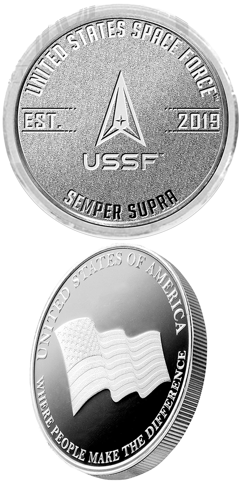 'Space Force Silver Coin