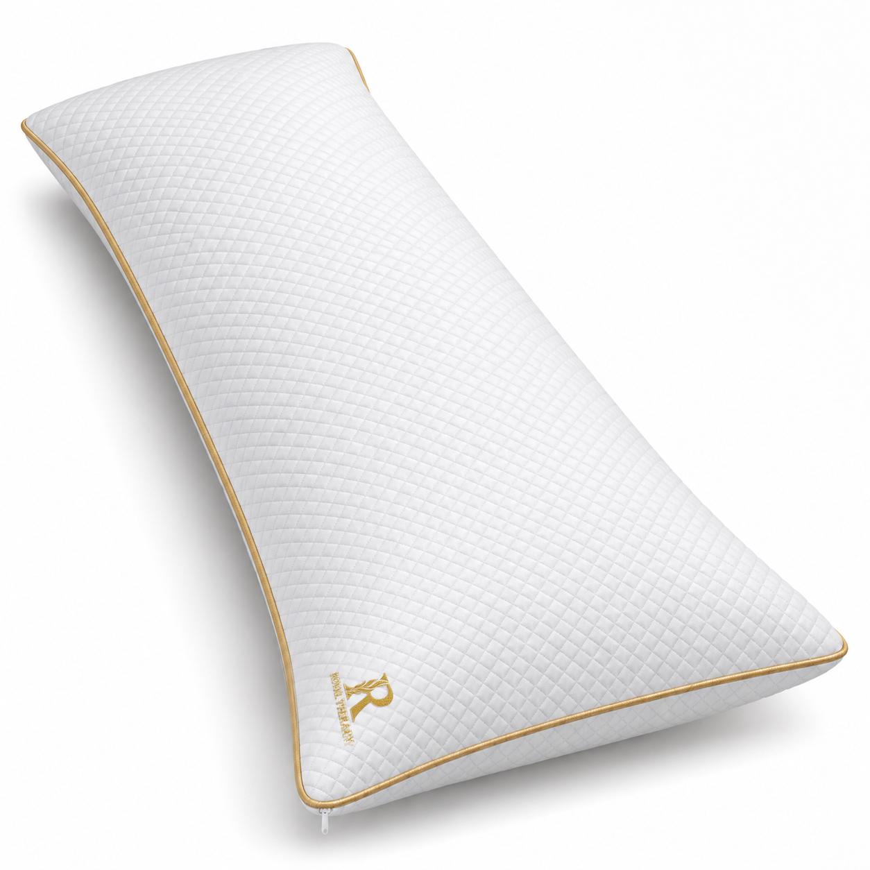 Royal Therapy 20 x 54 adjustable shredded memory foam body pillow
