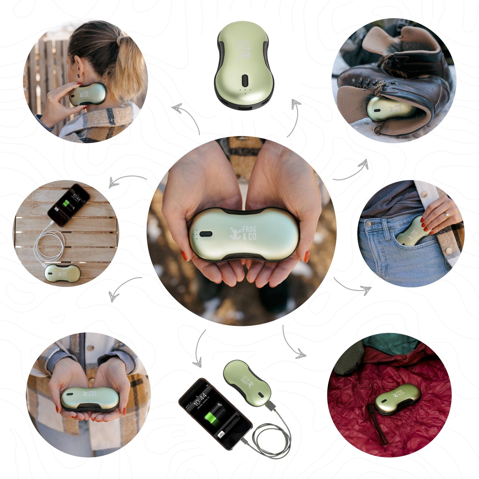 Electric Rechargeable PRO Hand Warmer Survival Frog