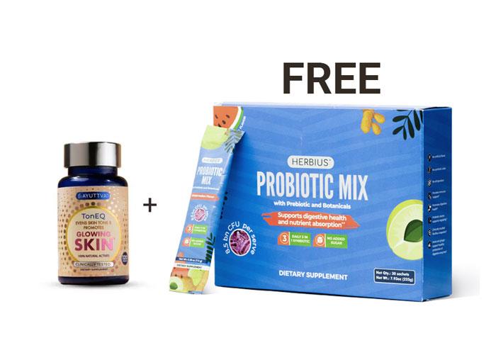 One bottle of Clearizy supplement free with one bottle of TonEQ supplement