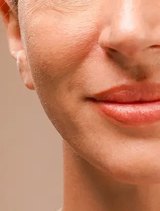 woman face showing skin firmness
