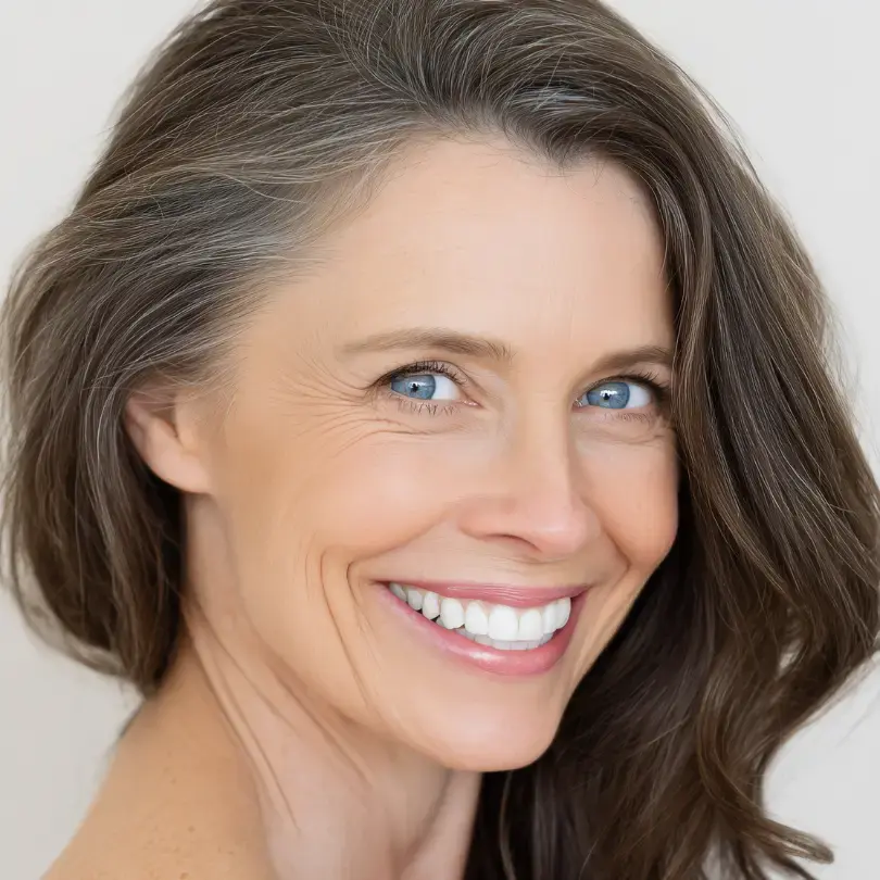 picture of 50 yer old female smiling