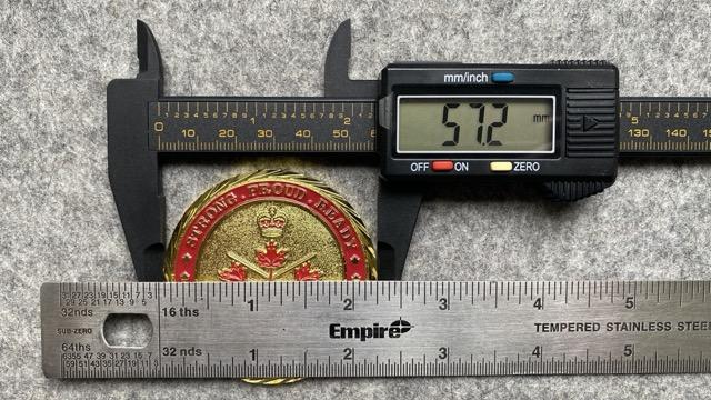 Challenge Coin Size 57.2mm