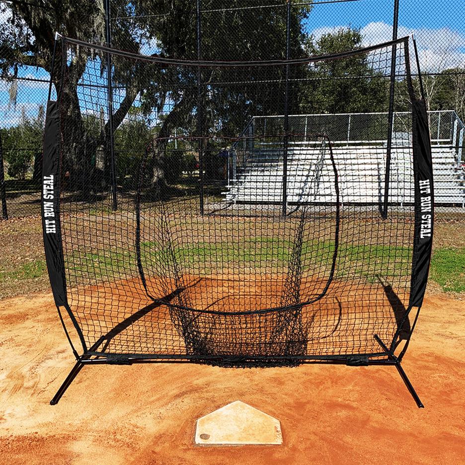 Sport Nets Baseball / Softball Hitting Net 7 x 7 Practice Large Mout