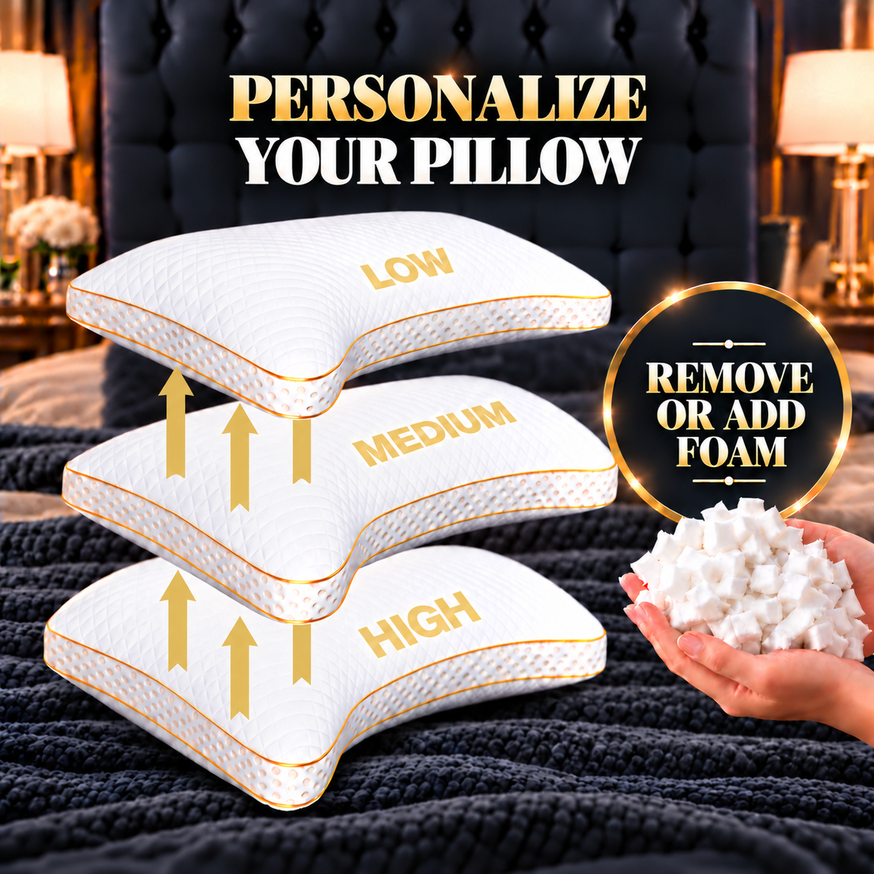 Bioform Shredded Memory Foam Pillow