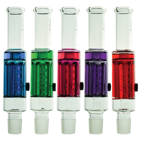 different colored glycerin coils