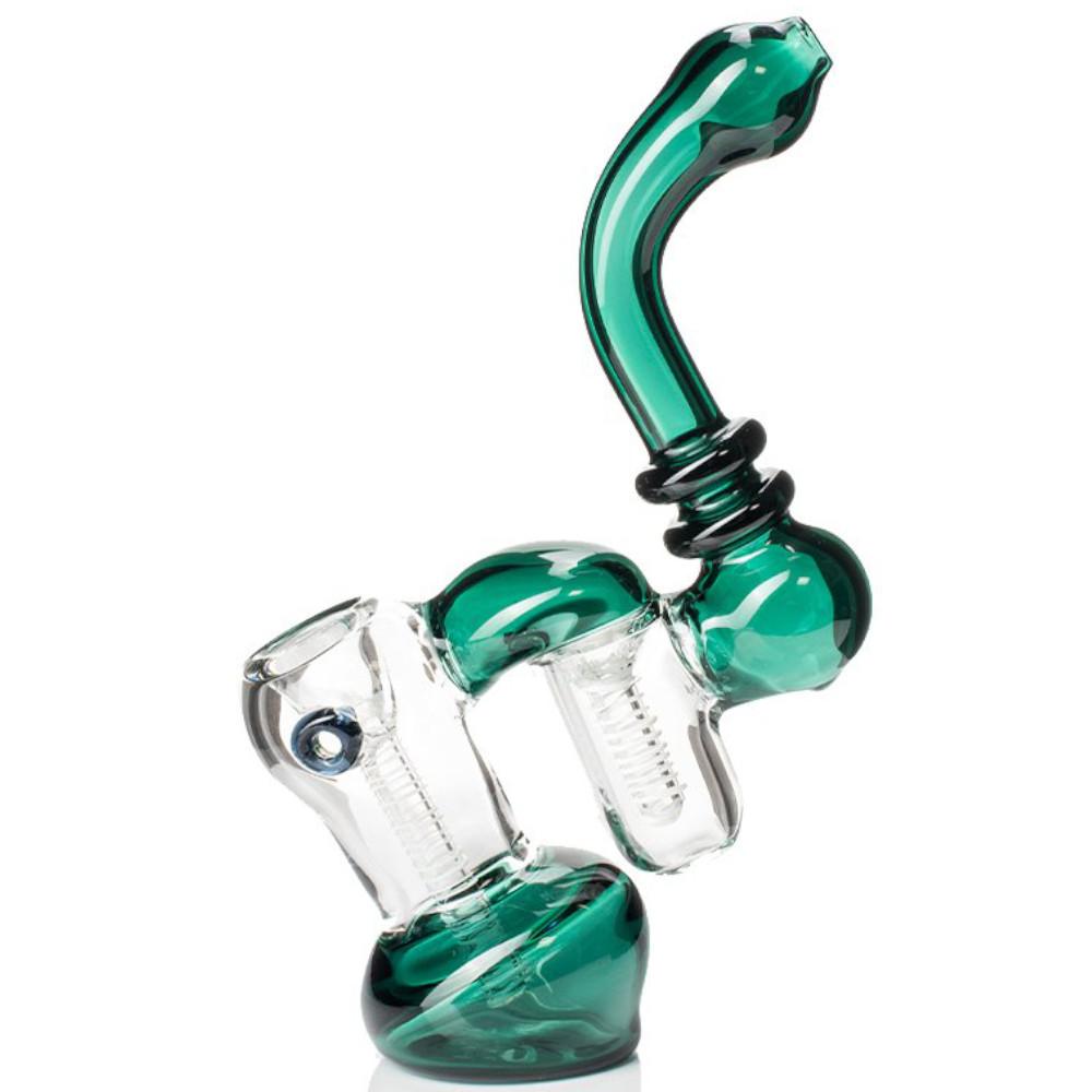  Double Chamber Bubbler Fat Buddha Glass