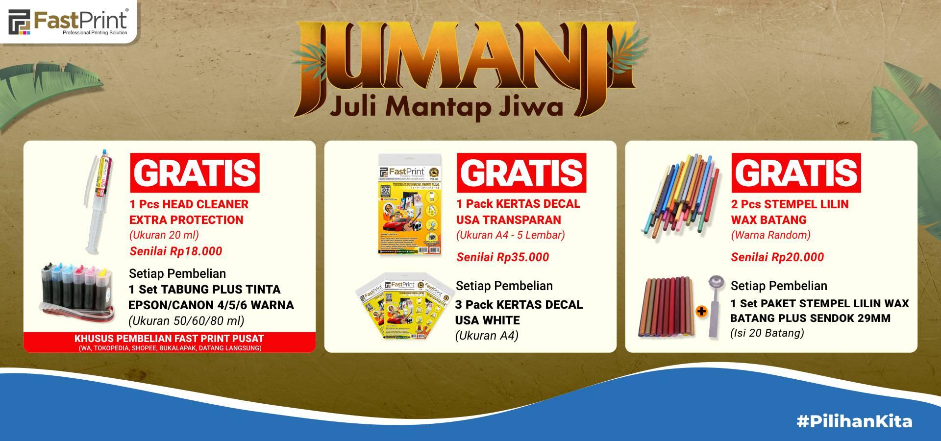 promo juli, promo bulan ini, promo jumanji, juli mantap jiwa