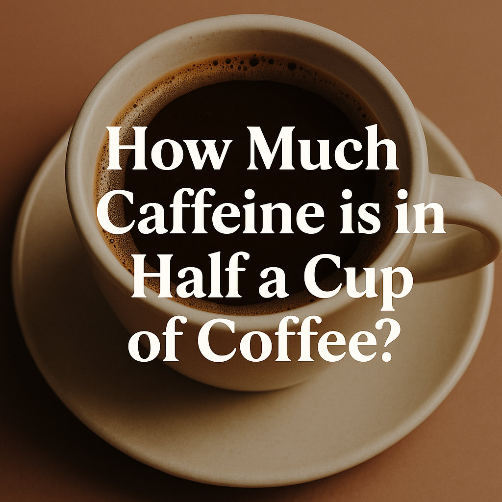 how much caffeine is in a half cup of coffee