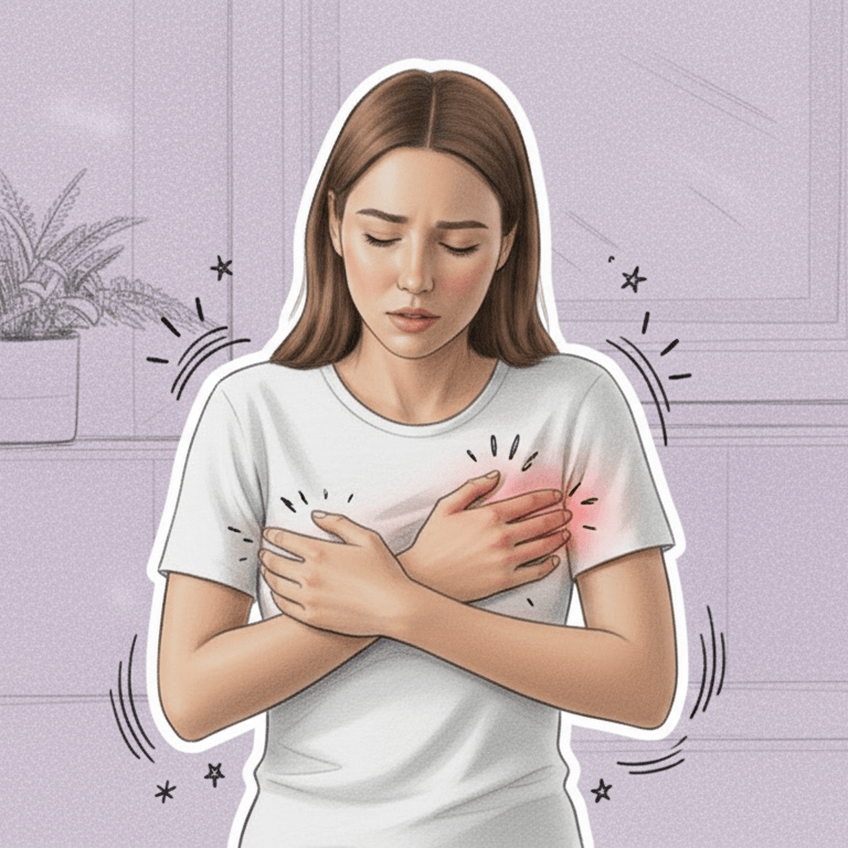 Seins sensibles et tendus en début de grossesse