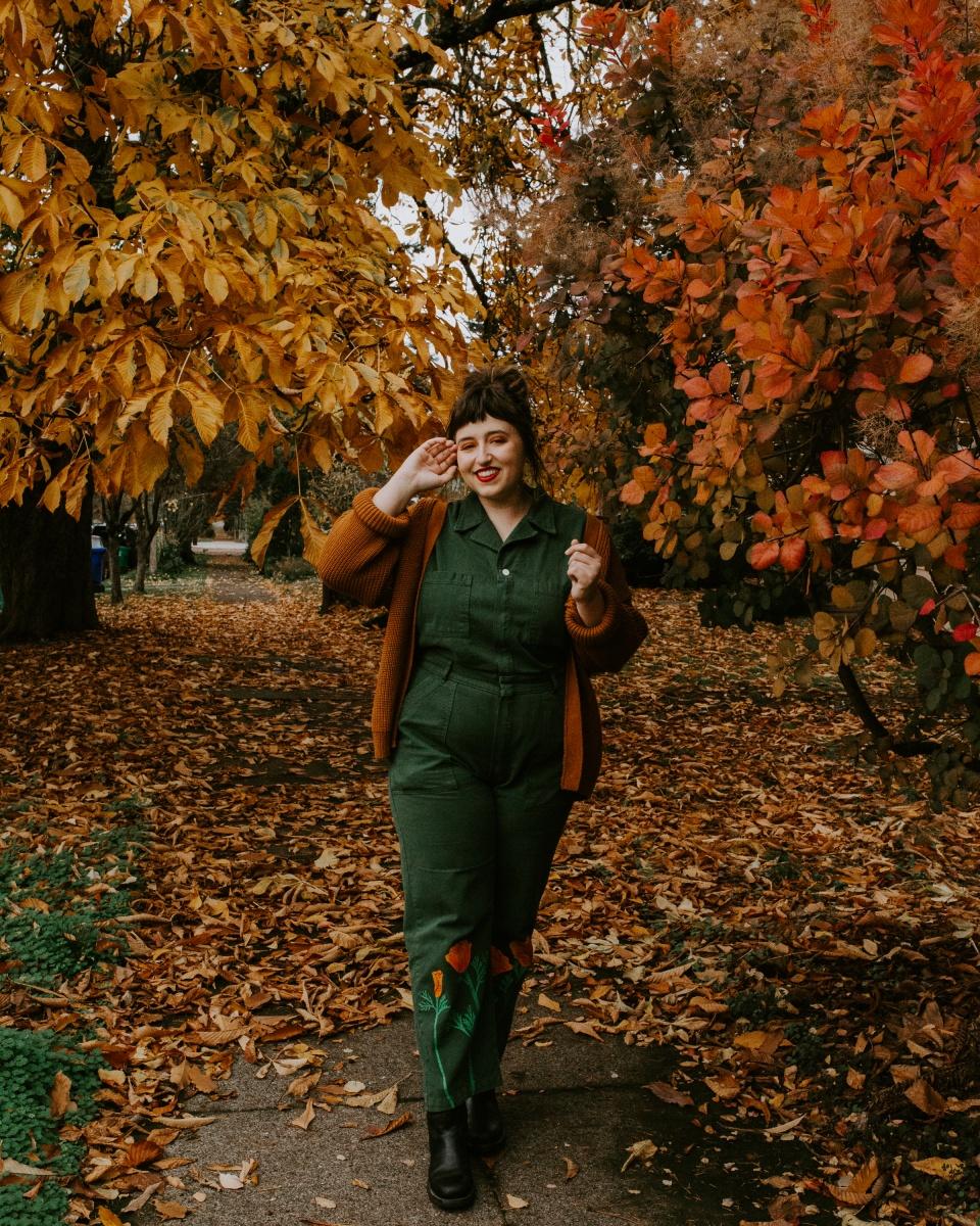 Anja Coveralls and Shelter Cardigan