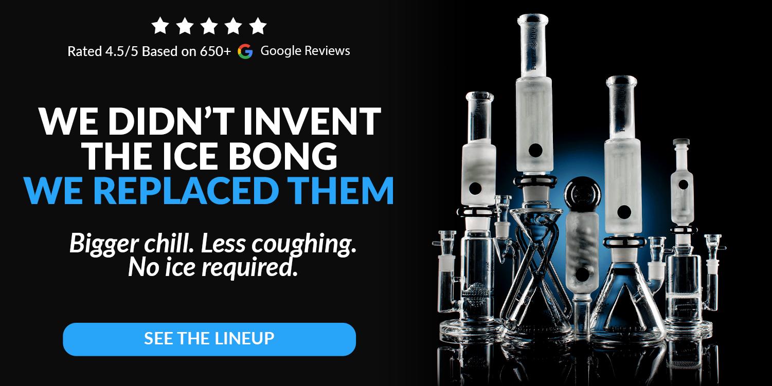 best selling bongs and pipes on table