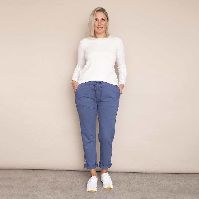 Ciara Joggers - Plus Size (Denim Blue)