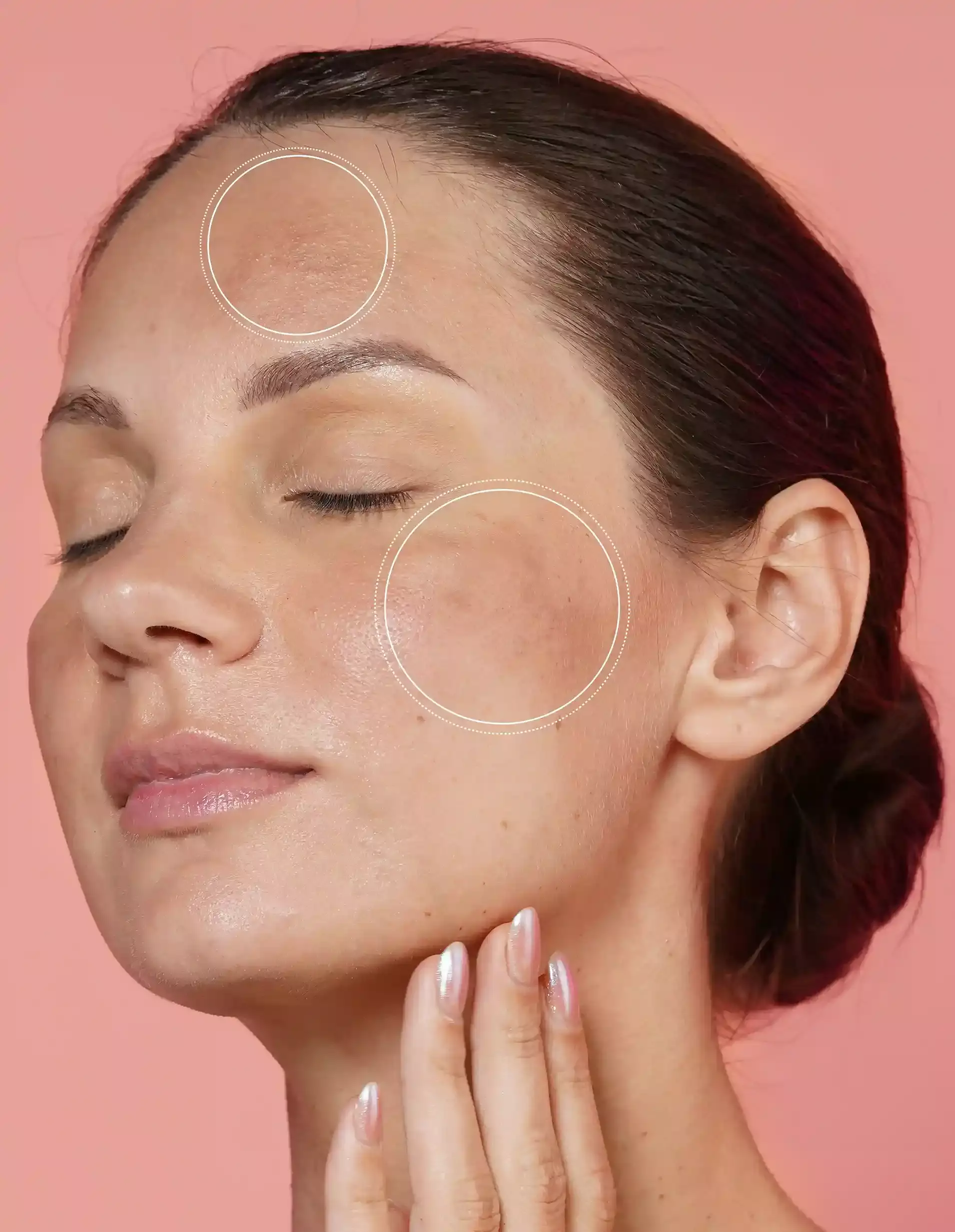 FACE WITH DARK SPOTS