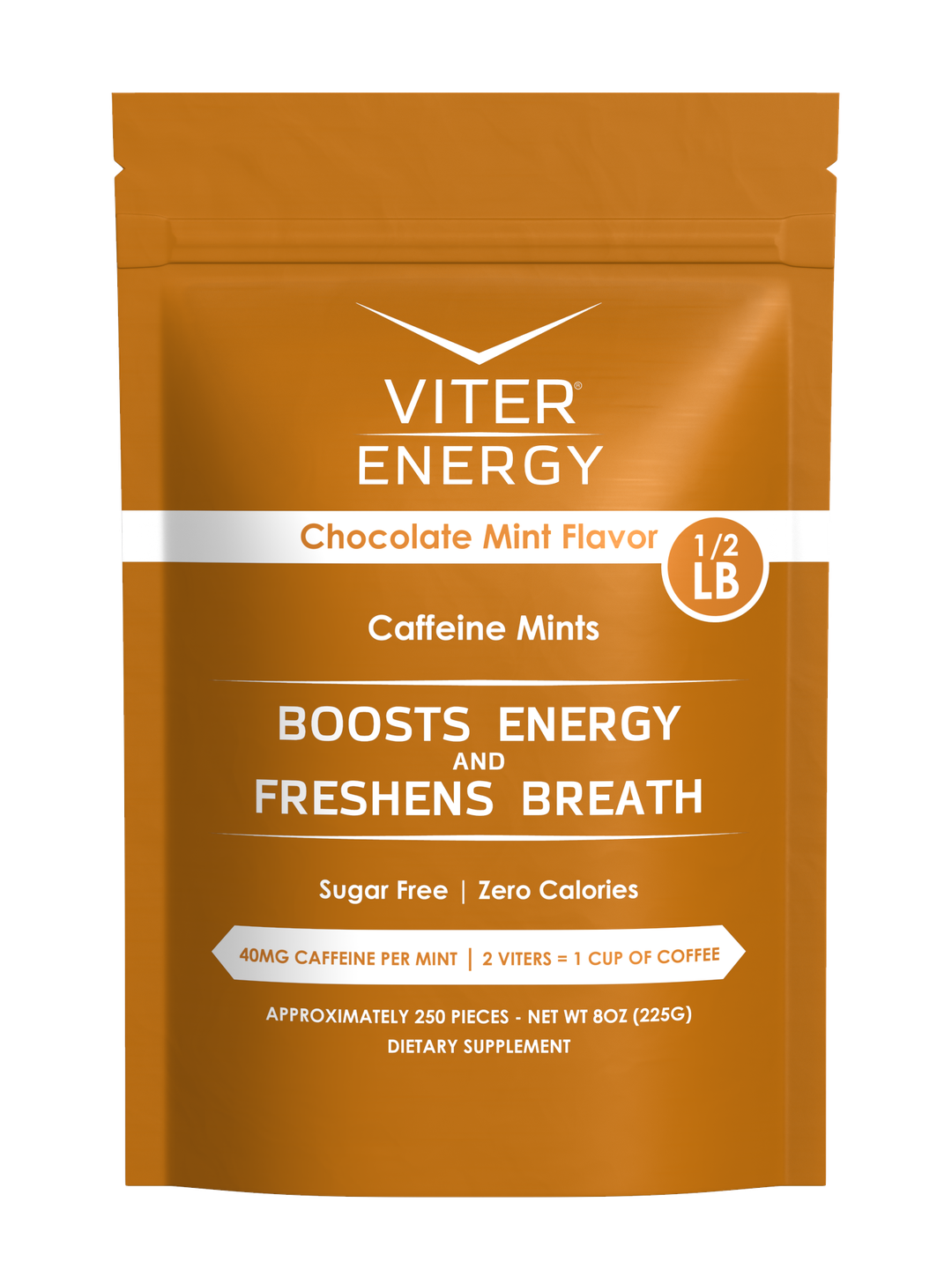 Viter Energy Caffeine Mints 1/2 LB Bulk Bags