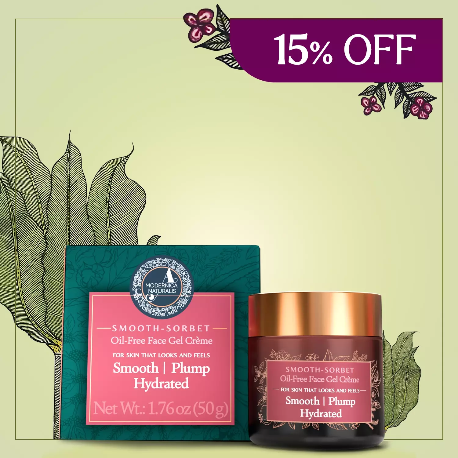 Smooth-Sorbet Oil-Free Face Gel Creme - 25% Off