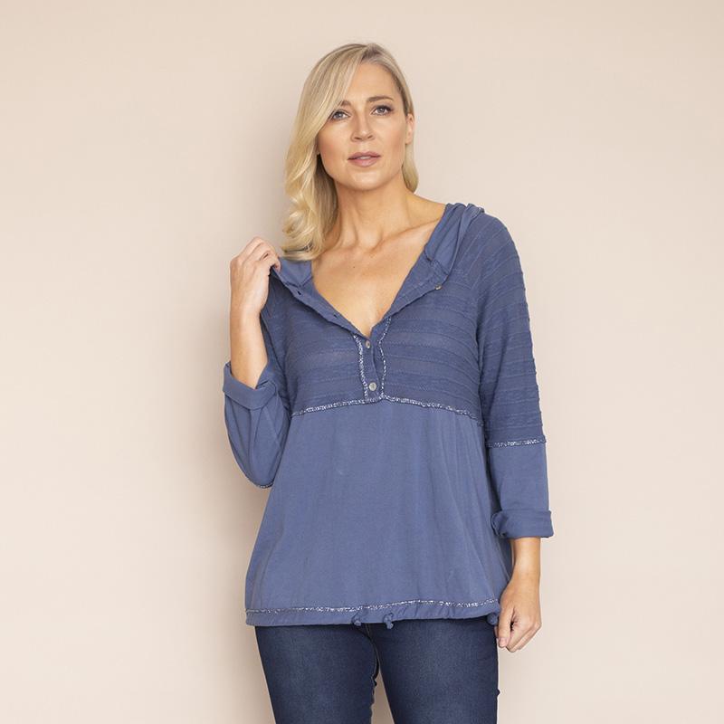Cara Hoody (Denim Blue)