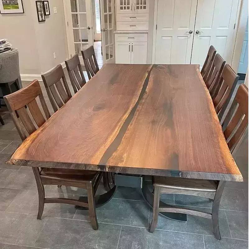 live edge maple river table