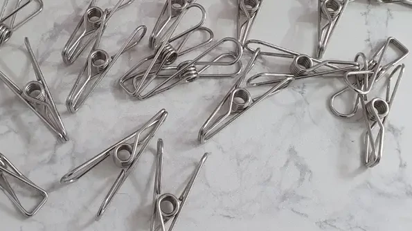 stainless steel clothes pegs